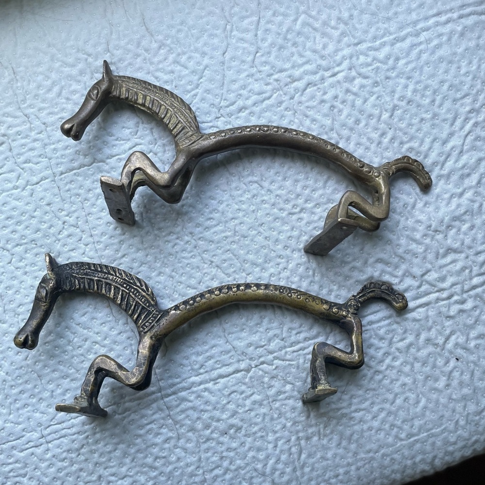 Equestrian Bronze Door Handles